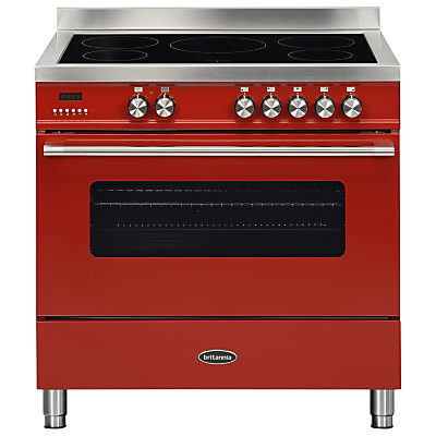 Britannia RC-9SI-DE Electric Induction Range Cooker Red Britannia RC-9SI-DE Electric Induction Range Cooker Red